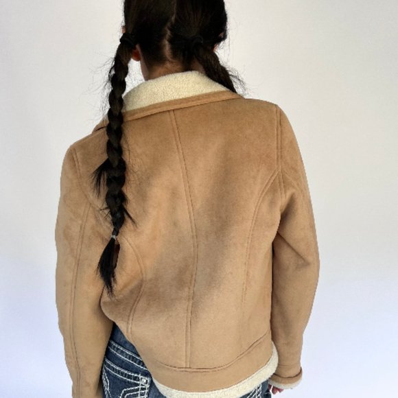 Vintage Sherpa lined coat (M) - Picture 2 of 2